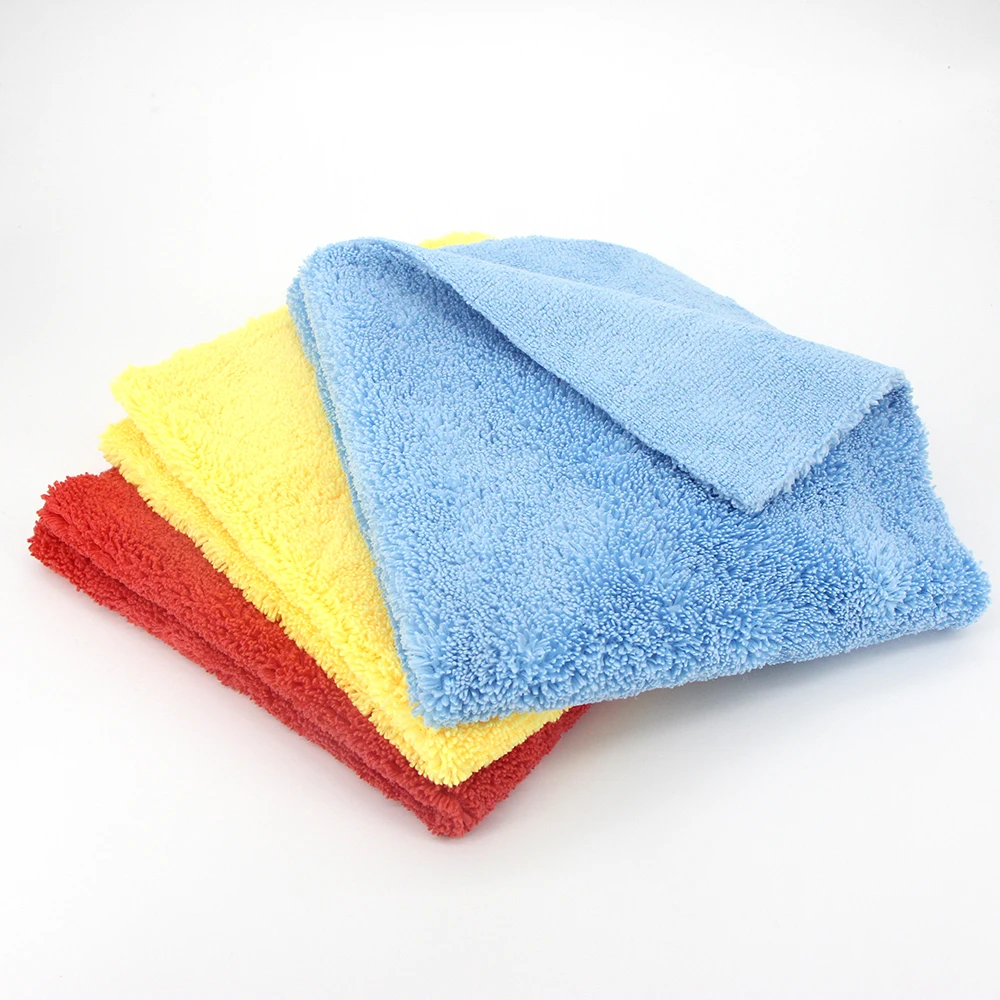 Edgeless strong absorption microfiber towels car care detailing ultra plush microfiber towels