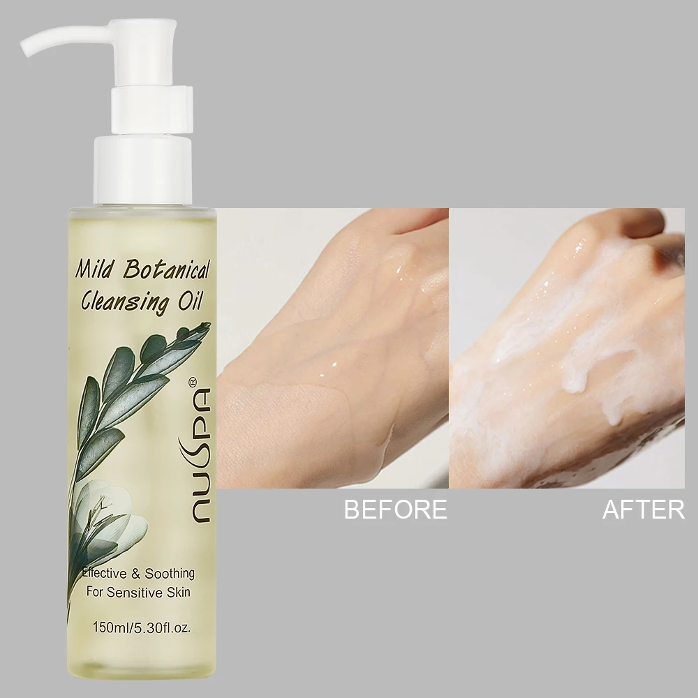 Wholesale Free Sample Sunflower Seed Oil Deeply Cleaning Eye Lipstick Without Any Residue Makeup Remover Oil