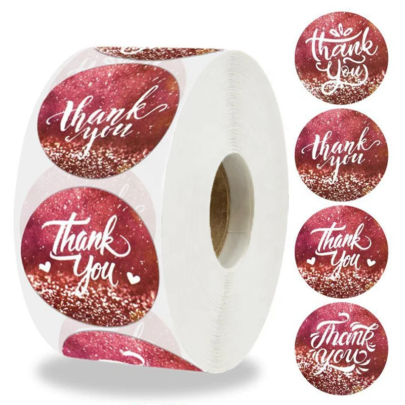
Roll seal stickers thank you stickers gift decoration stickers 