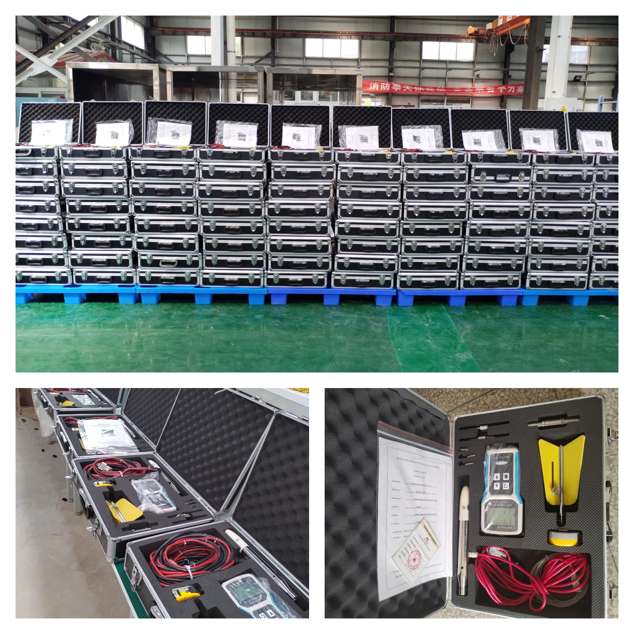 Portable electromagnetic variable area river stream water flow meter MGG/KL-DCB flow rate measurement