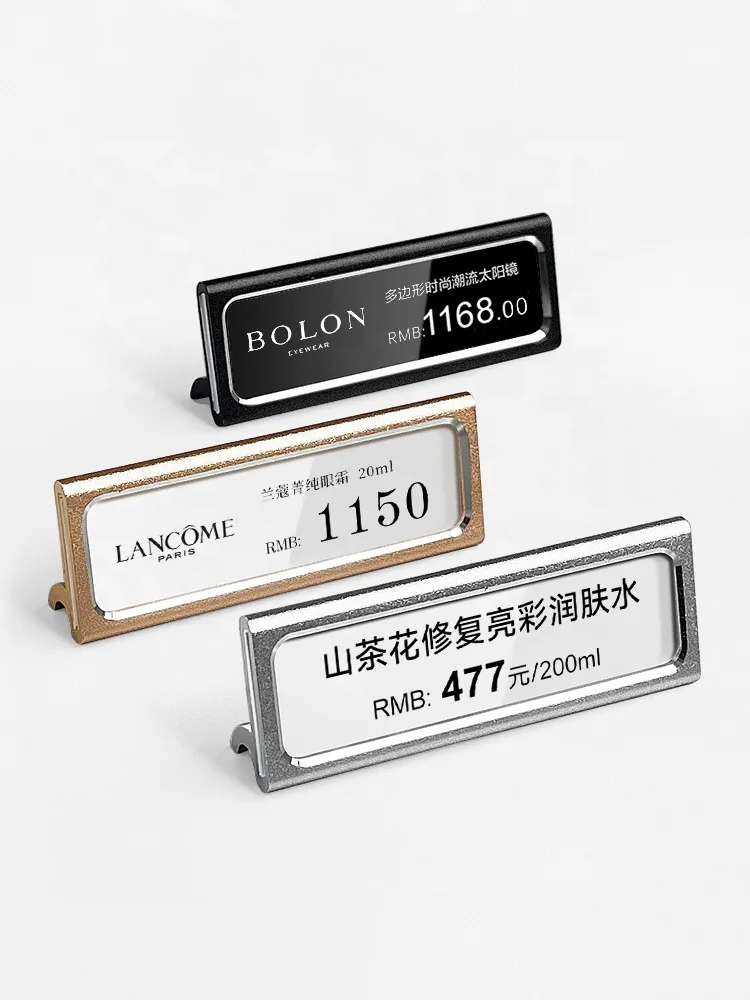 Adjustable Price Cube Stand Letter and Number Display Cube for Clothing and Necklaces