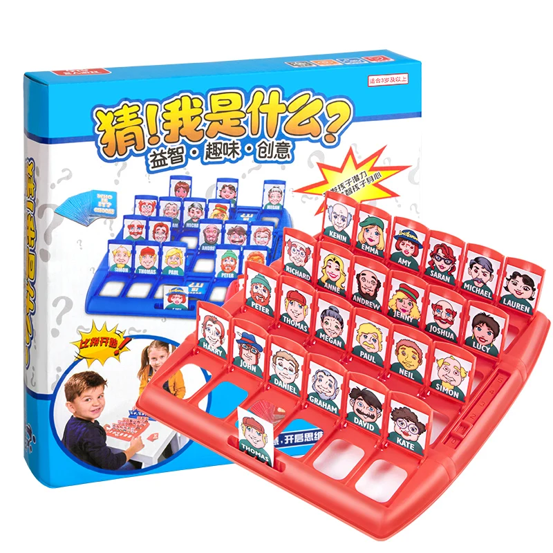 Игра интеллектуальная семейная Обучающие игрушки Угадай кто я