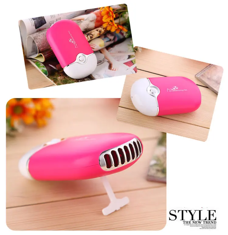 
2021 Summer Artifact Handhold Air Cooling Fan Travel Portable Humidifier Fan Fragrance Air Conditioner Fan 