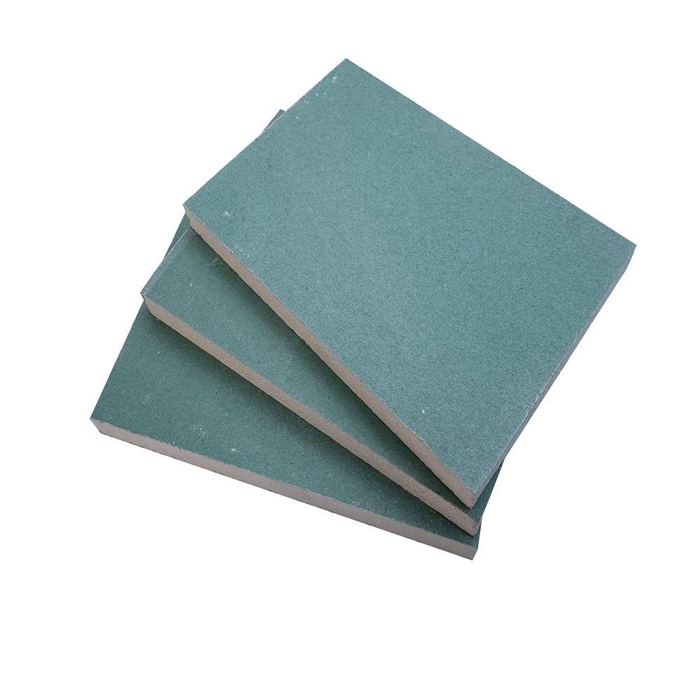 Waterproof gypsum board Partition Solution fireproof 1200*2000mm 9mm 12mm regular paper face moistureproof plasterboard