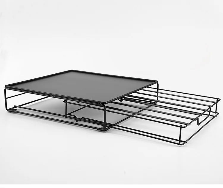 Nespresso Coffee Pod Storage Drawer Holder Capsule Storage Drawer Metal Multiple Flavors Pods Organizer