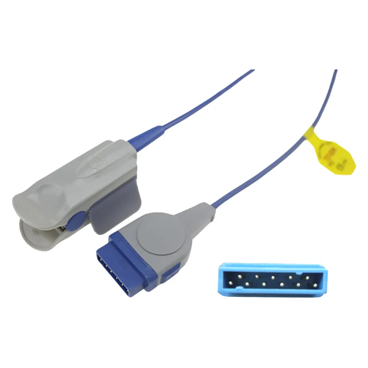 adult finger clip oxygen saturation level meter monitor cable for GE Marquette Dash2000 11pin
