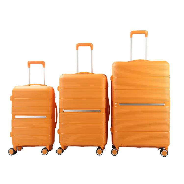 Best 20 28 Inch fashionable trolley suitcase Hard PP 4-Piece Universal Wheels Suitcase Set fashionable caster wheels lock wheels