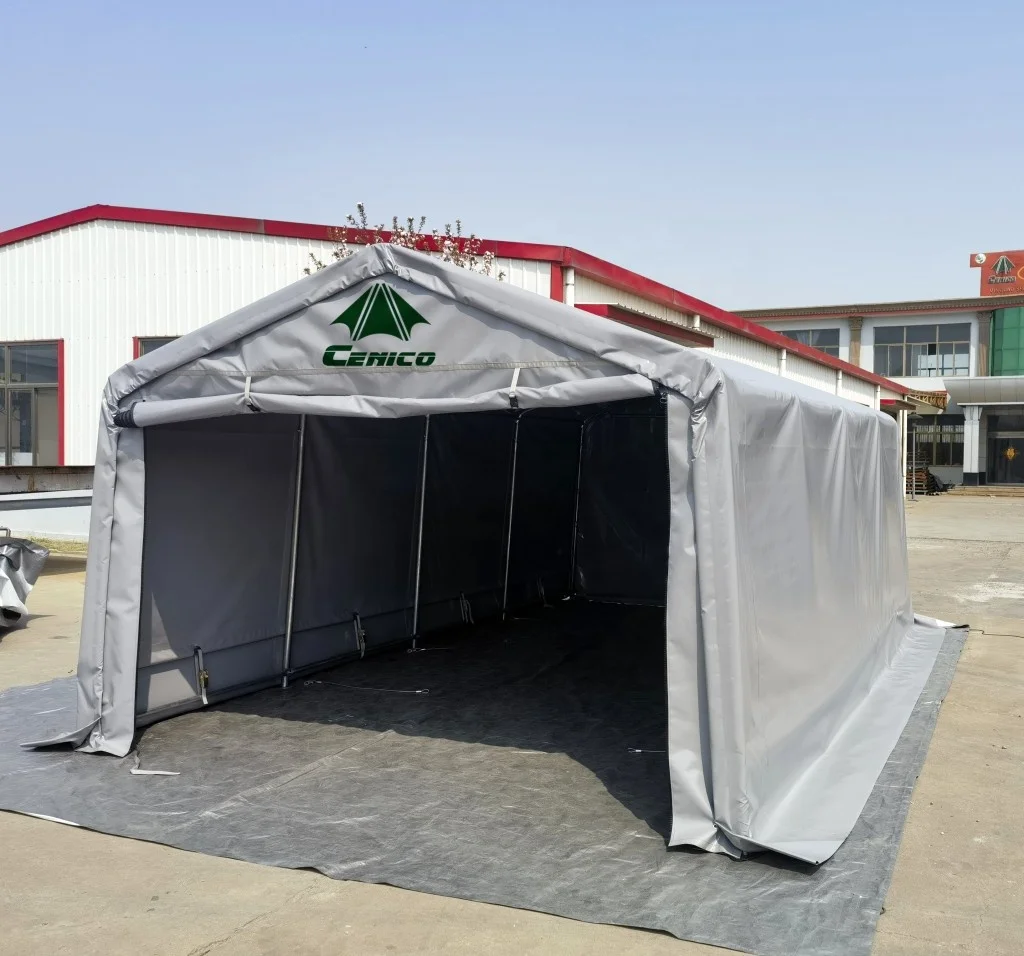 Classic House Style Portable Car Garage Canopy