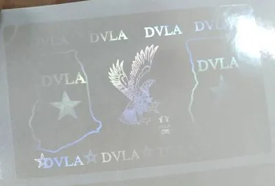 Transparent overlay Laser 3D Hologram Security Stickers card lamination hologram