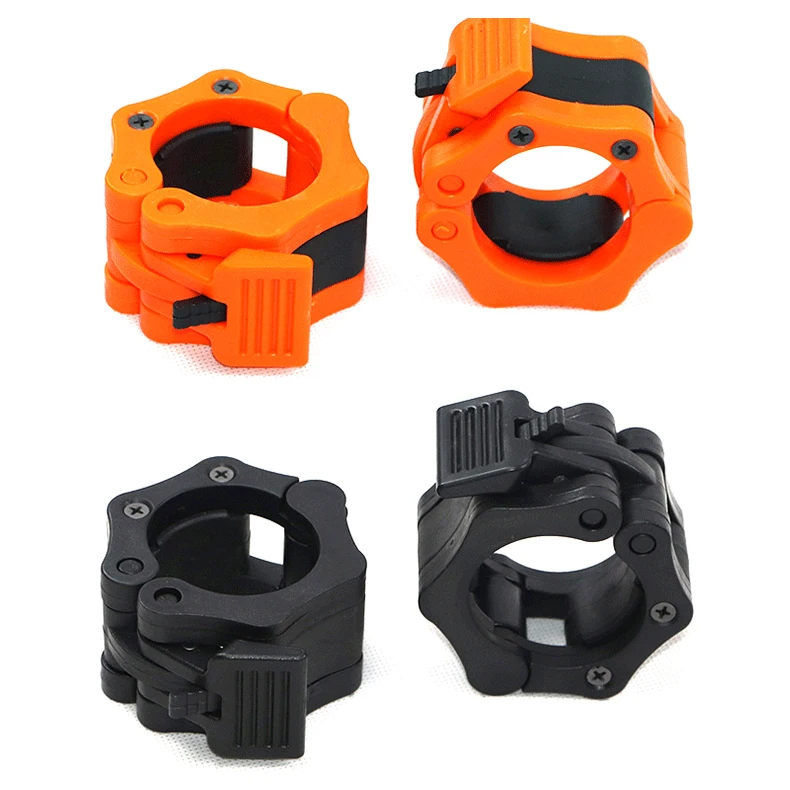 
Manufacturer weight lifting plastic barbell bar collar Barbell Collar Clamps 