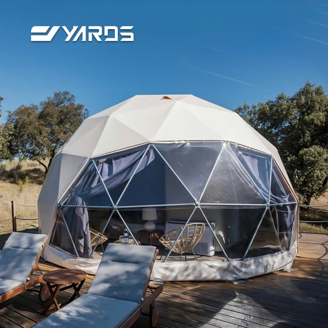 Роскошная поливинилхлоридная палатка Igloo 6 м геодезический купол зимний уличный гостиничный для мероприятий кемпинга брезент с ванной курорт