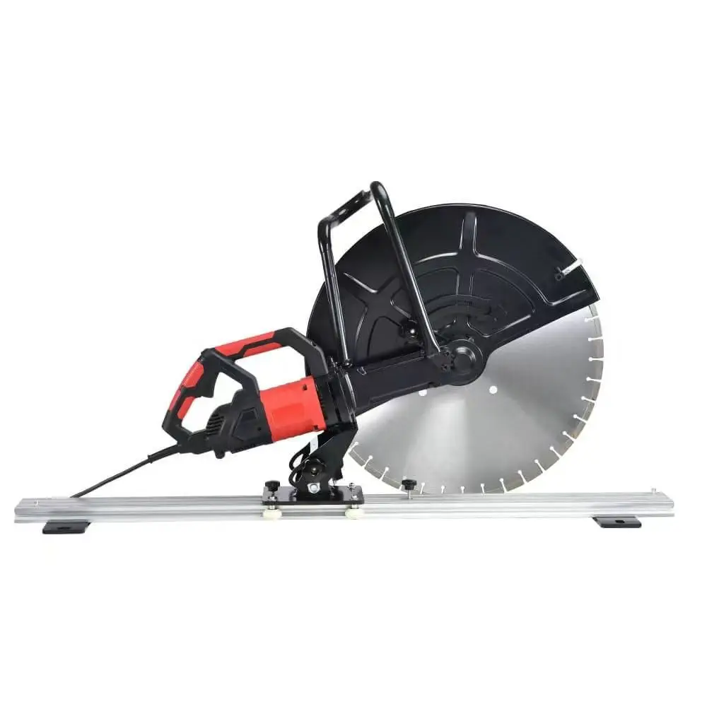 3.5 kw brush motor concrete cutter with rail