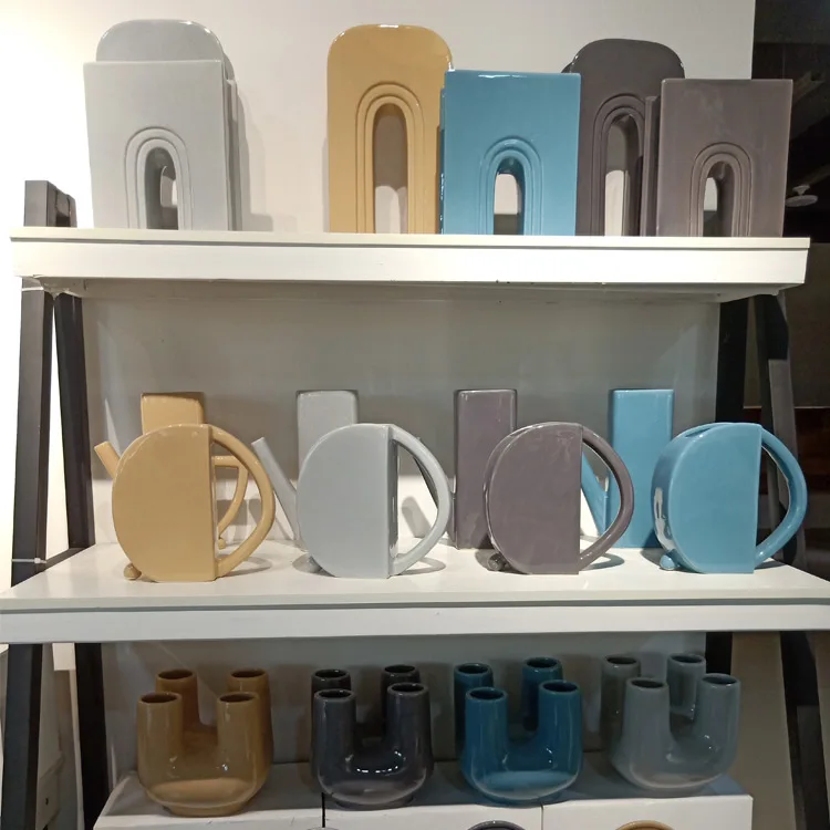 2022 Sun Room Mini Plant Planters Desktop Indoor Home Decoration Ceramic Human Shaped Ceramic Succulent Flower Pot