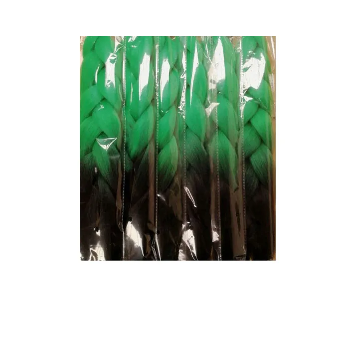 Оптовая продажа, африканские женские косички, предварительно растягивающиеся косички Омбре, цветные косички, приспособление для косичек