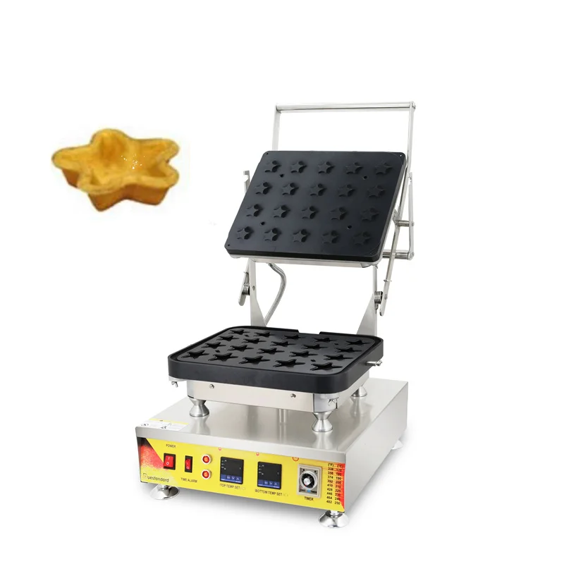 New Design Professional Waffle Pie Egg Tart Shell Maker Hot Selling Non-stick Rectangle Shaped Muffin Baking Cup Tartlets