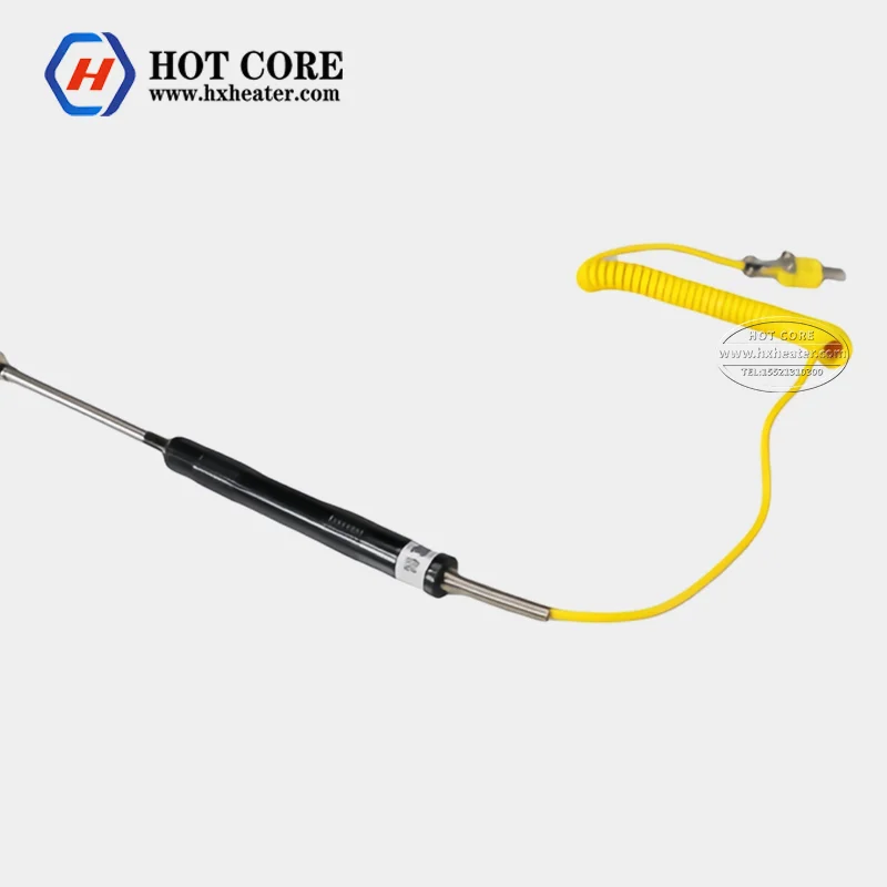 Straight rod surface thermocouple