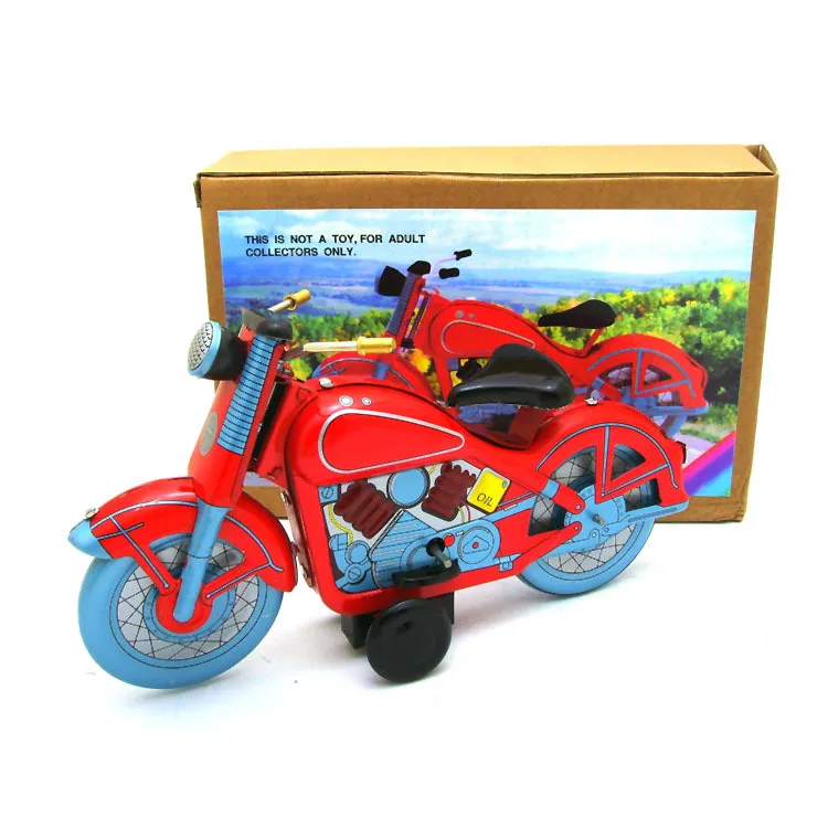 Decoration Craft Red Large Children Toy Motorcycle