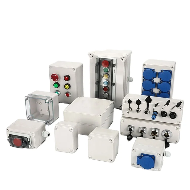 IP67 Outdoor Plastic Waterproof Box, Monitoring Power Supply Electrical Distribution Box, Cable Junction Box