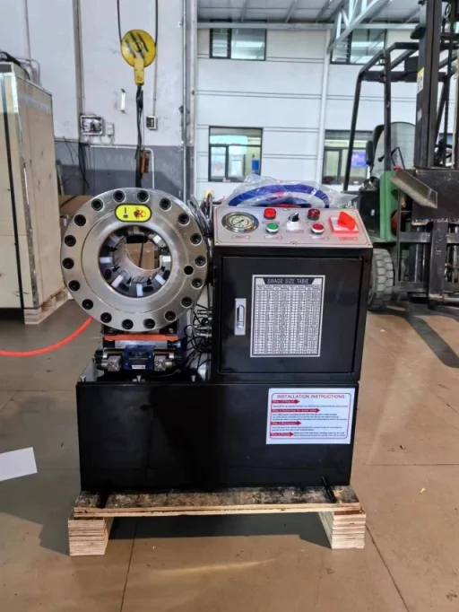 promotion hose piston DX68 hydraulic construction road mine machinery hose repair crimping machine pipe fitting with good price