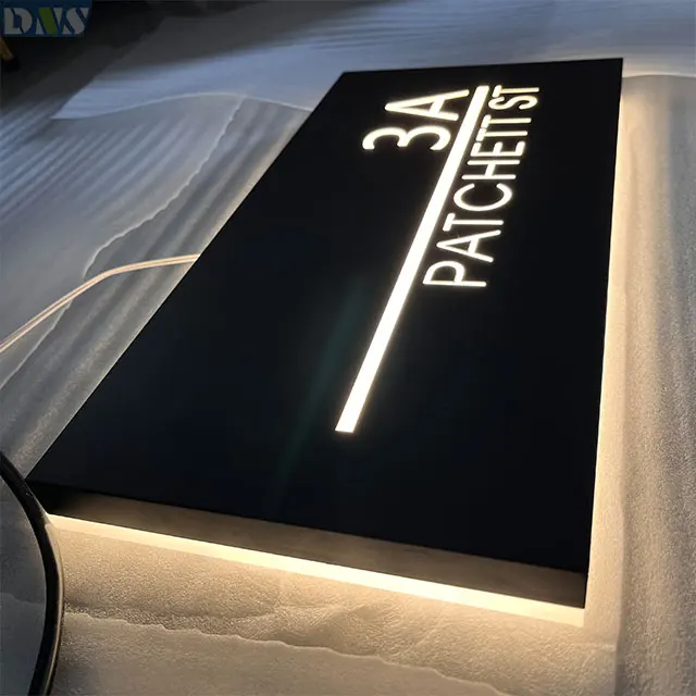 letter lights wall outdoor double sided led sign product light box