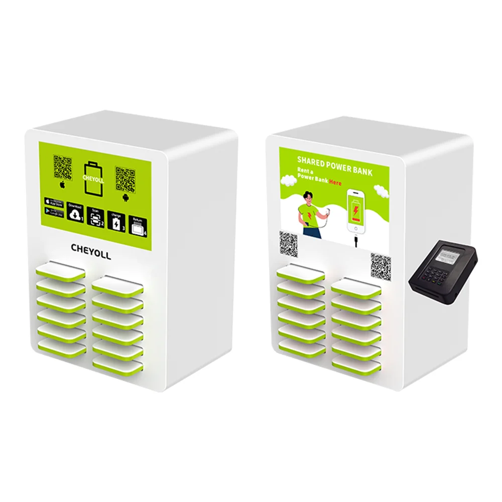 12 Slots Rental Power Bank Phone Charger Machine 60w Portable Station Top Products 2024 shared Power Bank