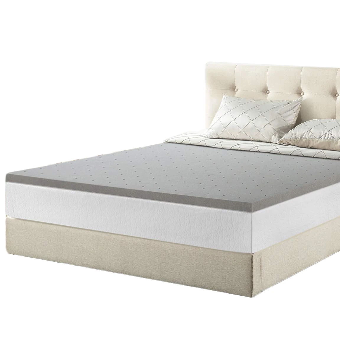 Фабрика изготовленный на заказ дизайн воздушного потока 1 5 дюймов вихревой наматрасник охлаждающий гель матрас с эффектом запоминания формы тела крышка фигурки жениха и