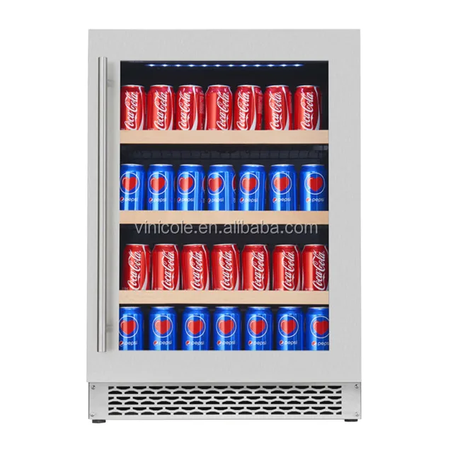 VI60B 146L компрессор под прилавок встроенный холодильник мини бар/охладитель напитков/дисплей холодильник/охладитель напитков