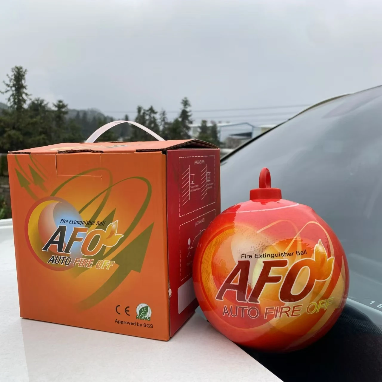 Factory direct selling price for fire ball fire extinguisher, fire extinguisher ball type