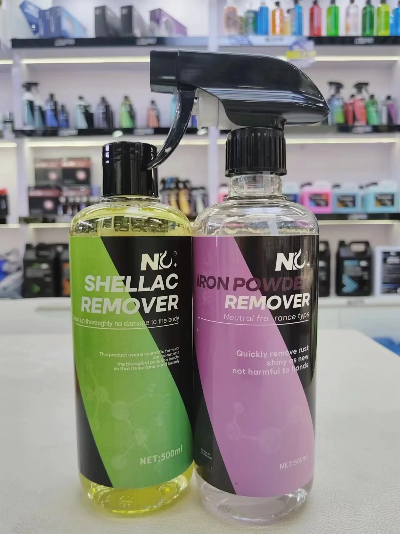 2024 New Formula car wash beauty products special price full set sample 12 bottle 500ml with wash tool package  factory supplier