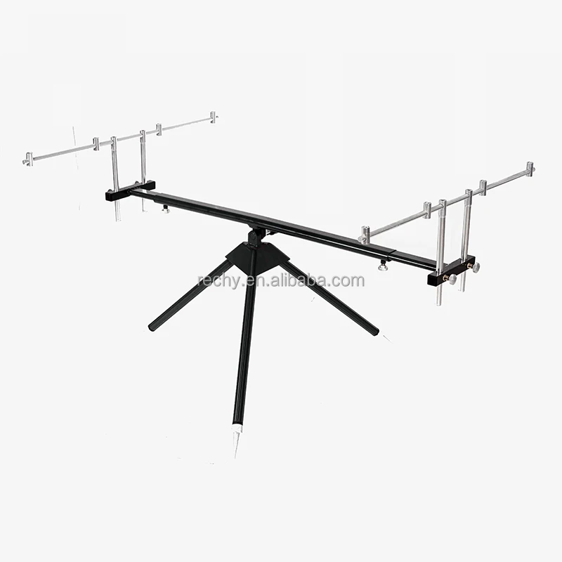 High quality aluminum fishing rod pod adjustable carp fishing rod holder  with carry bag