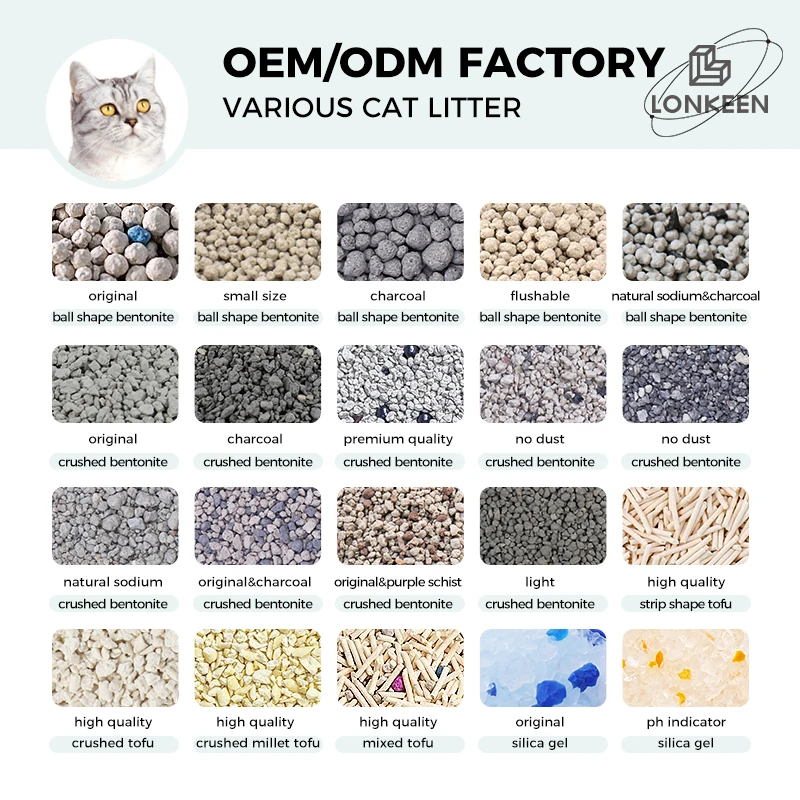 Green Tea scent Bean curd cat litter dust-free water absorption deodorizati tofu cat litter with fragrance