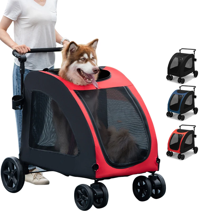2023 New Arrival Detachable Portable Jogger Large Dog Pet Stroller for Dogs
