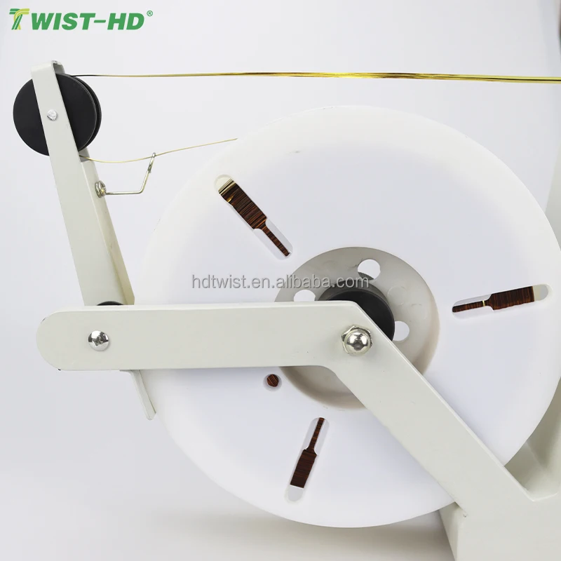 Metallic spool twist tying machine, bread bag packing machine/twist ties dispenser
