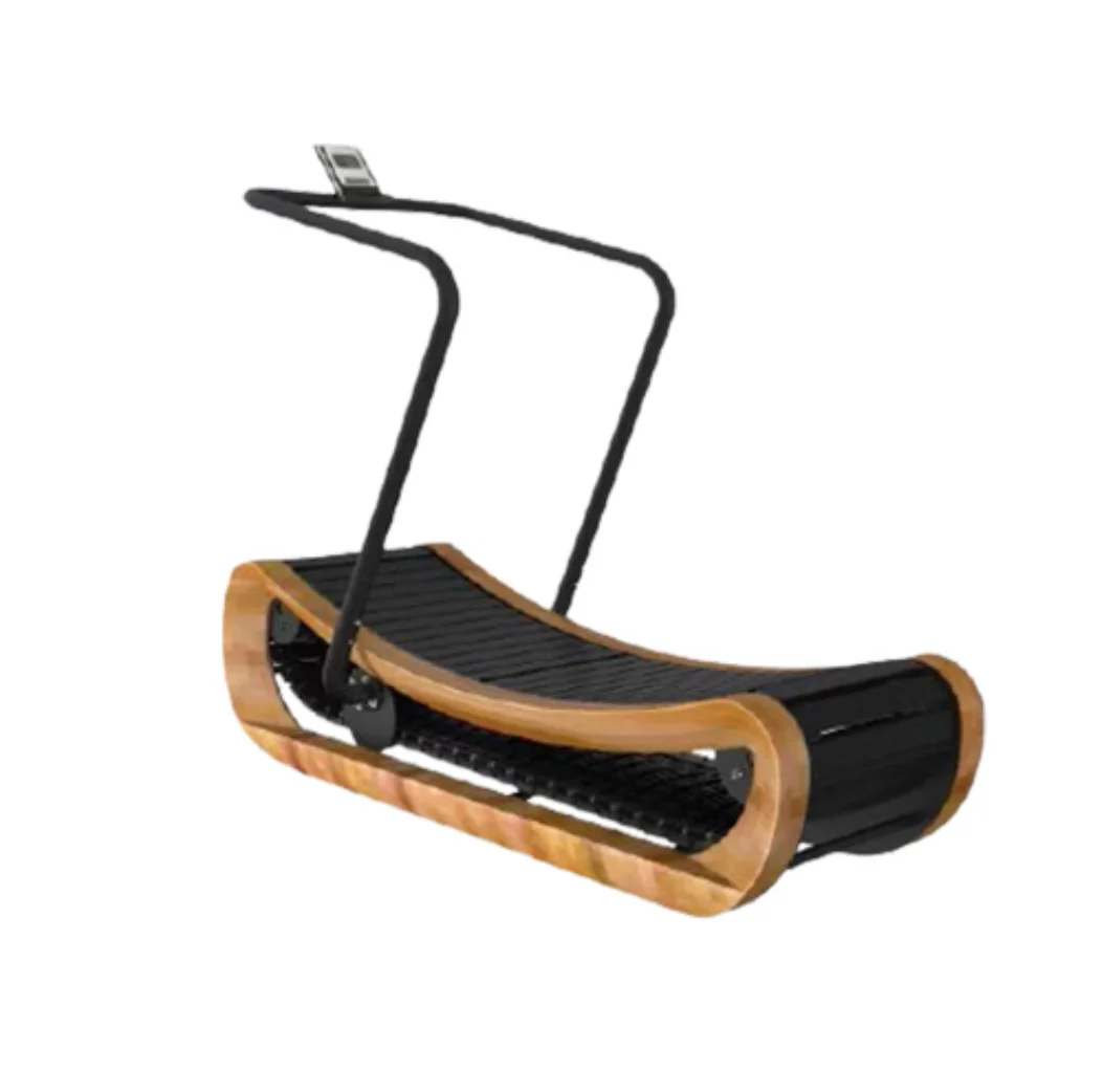 UG Wholesale Customized Exercise Gym  Equipment Commercial Wooden Curved Treadmill LC -99