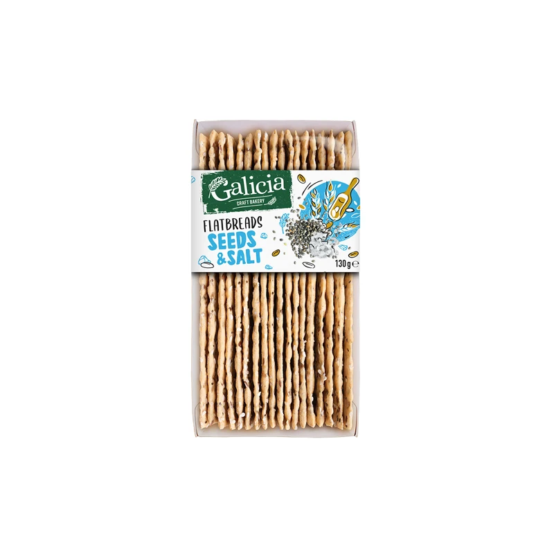 Great Quality Made In Italy No Flavour Used Thin Crispy Snack Seeds And Chia Crisp Bread Snacks For Sale