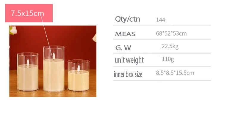 Flameless LED Tea Light Electronic Candle Home Decor Halloween Christmas Bar Outdoor Activities Party Birthday Music Festivals