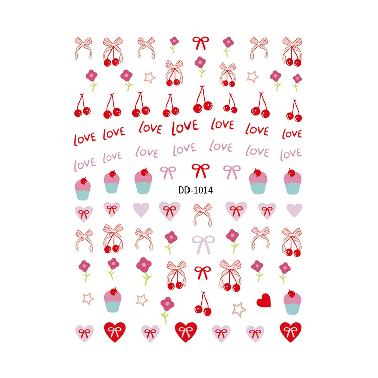 Yitong DD Series 1012-1016 Nail Art Shop Supplies Nail Beauty bar Nail Stickers for Gel Polish Stickers