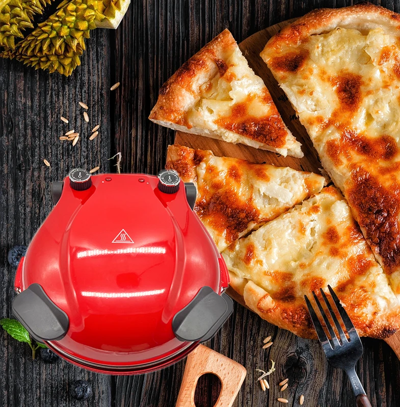 Automatic Oven Deep Pan High Heat Stone 12 Inch Round Pizza Oven Electric Portable Pizza Maker