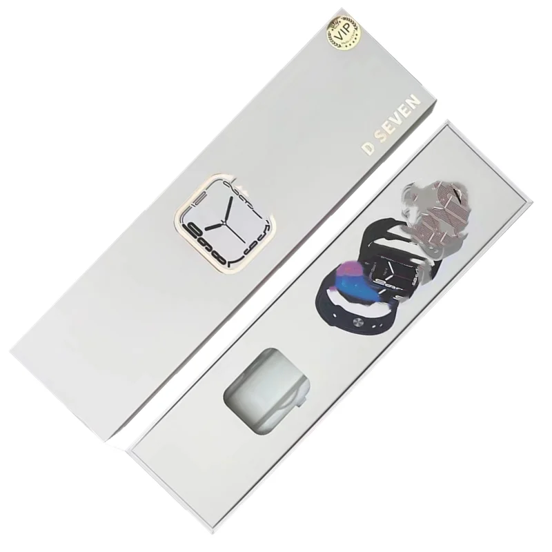 D Seven Original Iwo Smartwatch Series 7 Bt Call Custom Dials Heart Rate Sport Tracker Nfc Smart Watch 2022 reloj Inteligente