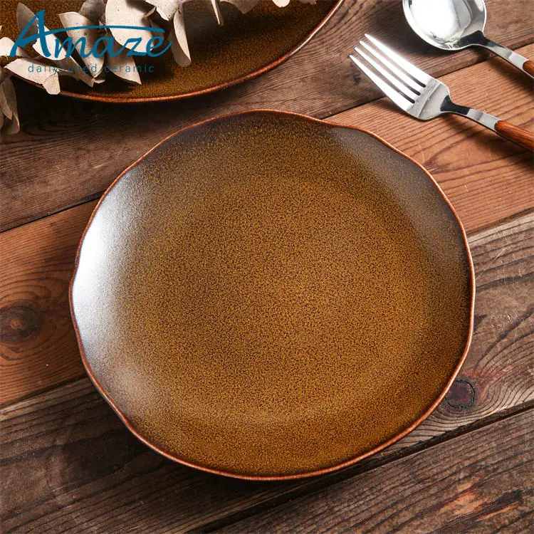 Sale by bulk cheap vintage kitchen custom porcelain dining plate sets dinnerware ceramic dishes plates