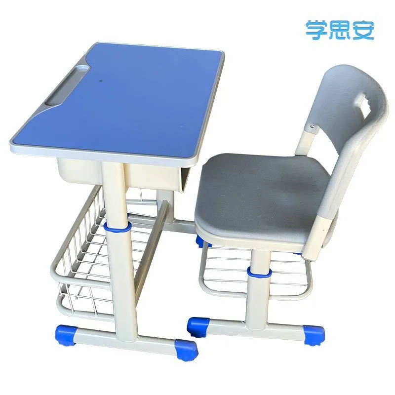Durable Classroom Reading Table and Chairs Single School Desk And Chair For School Furniture