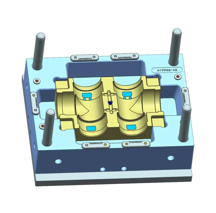 T type Pipe Fitting Form Mold Professional Pipes Injection Factory for Industrial Use Pipes