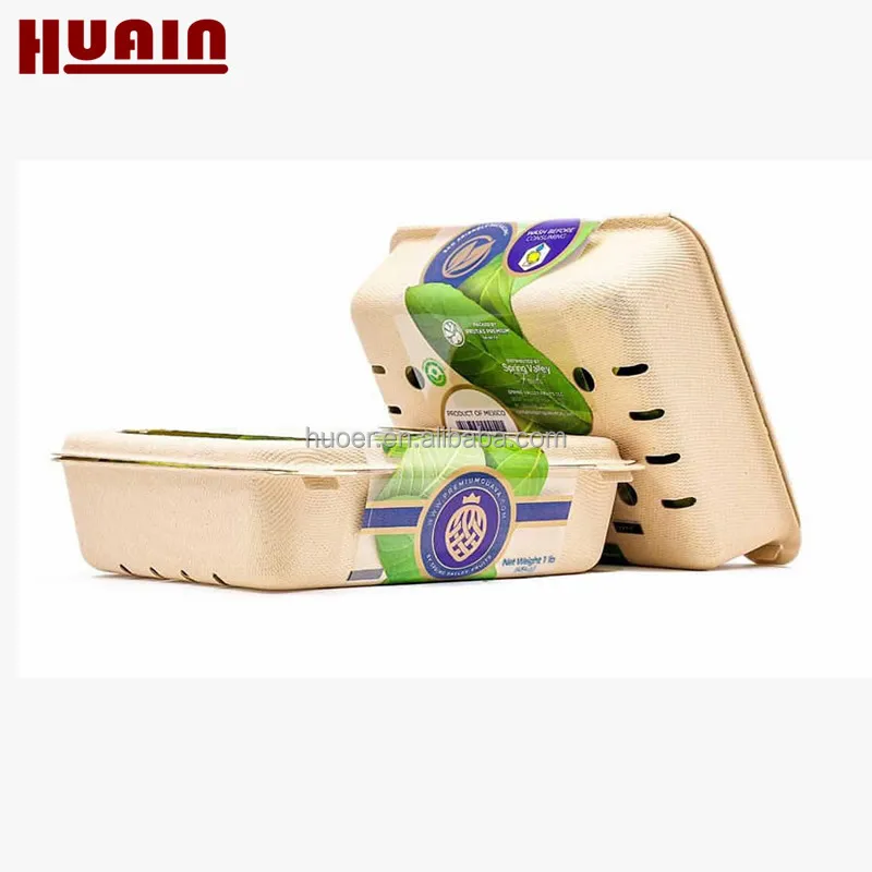 Eco Friendly Paper Sugarcane Box Lemon Box