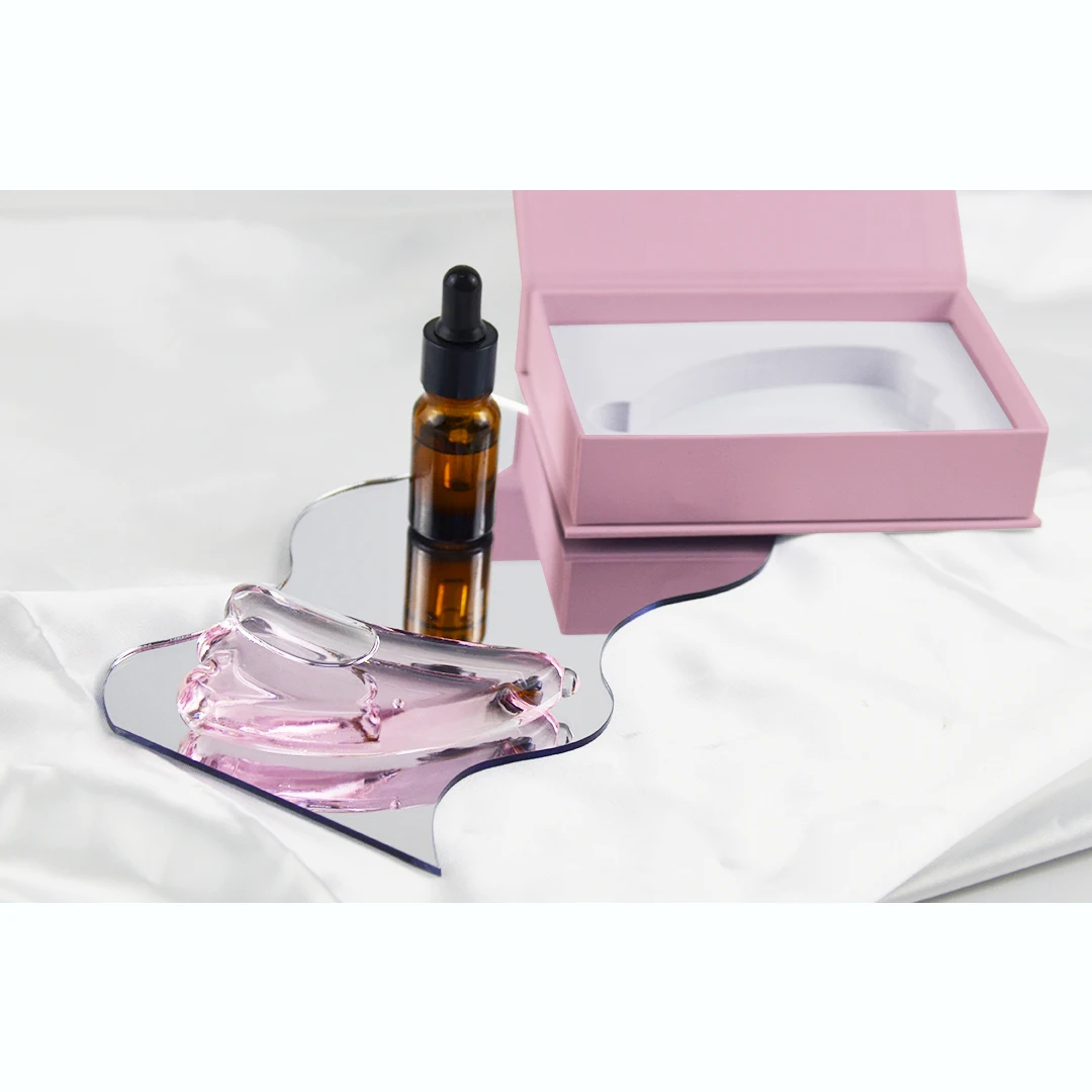 Beauty care tool massage cooling guasha for face acupuncture massager scrapping custom glass guasha