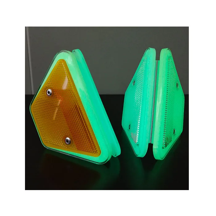 Road safety signs barrier Highway guardrail used high reflective and self luminous road delineator reflector