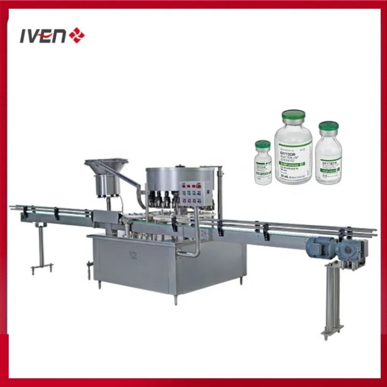 Производственная линия флакона для жидкости и порошка флакон для заполнения и закрытия оборудования