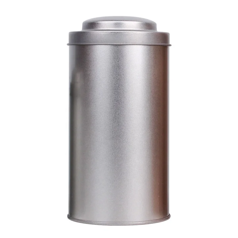 small silver gold tea canister tea caddy tinplate  tea tools