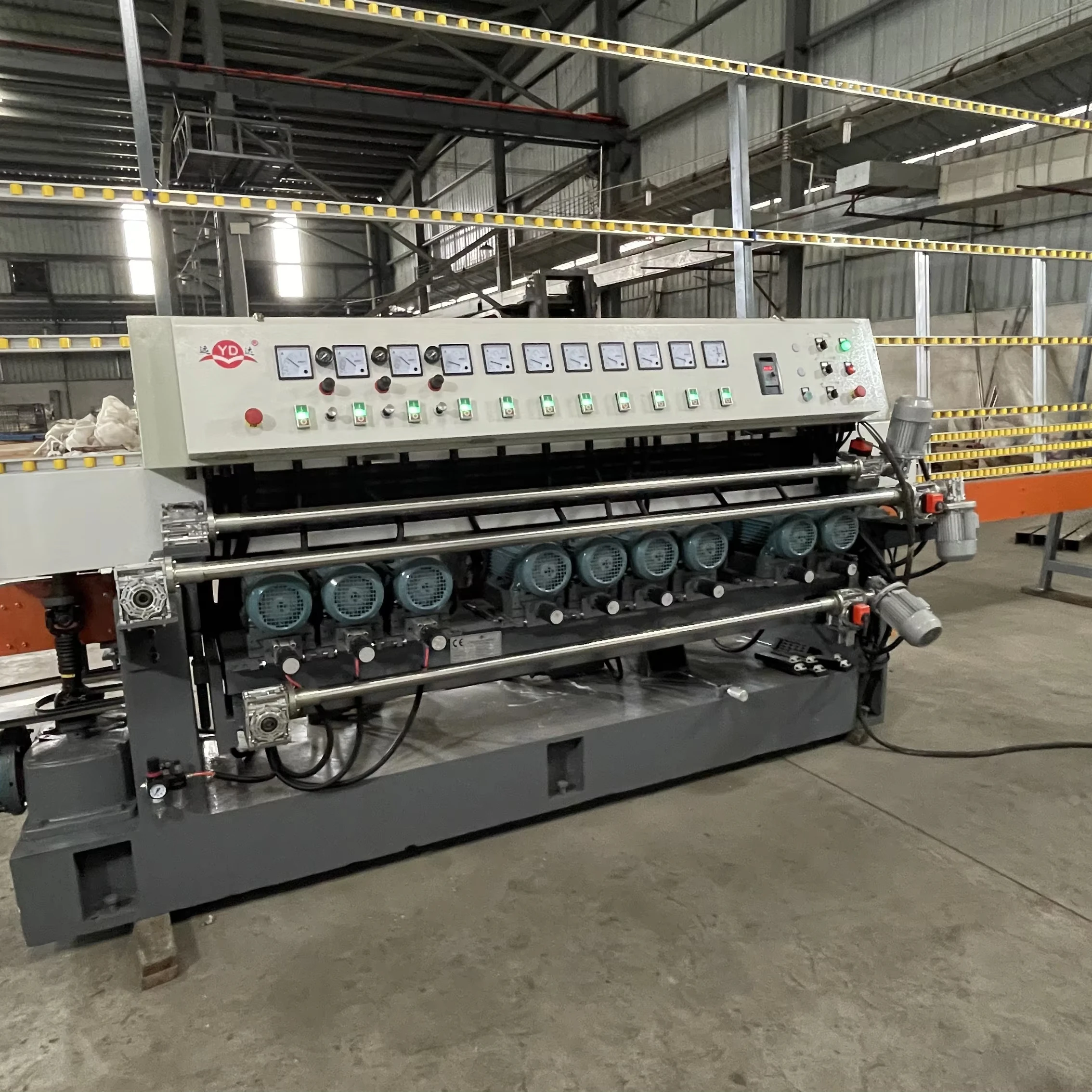 11 wheels glass beveling machine price / grinding mirror and glass machine/Glass Processing Machinery