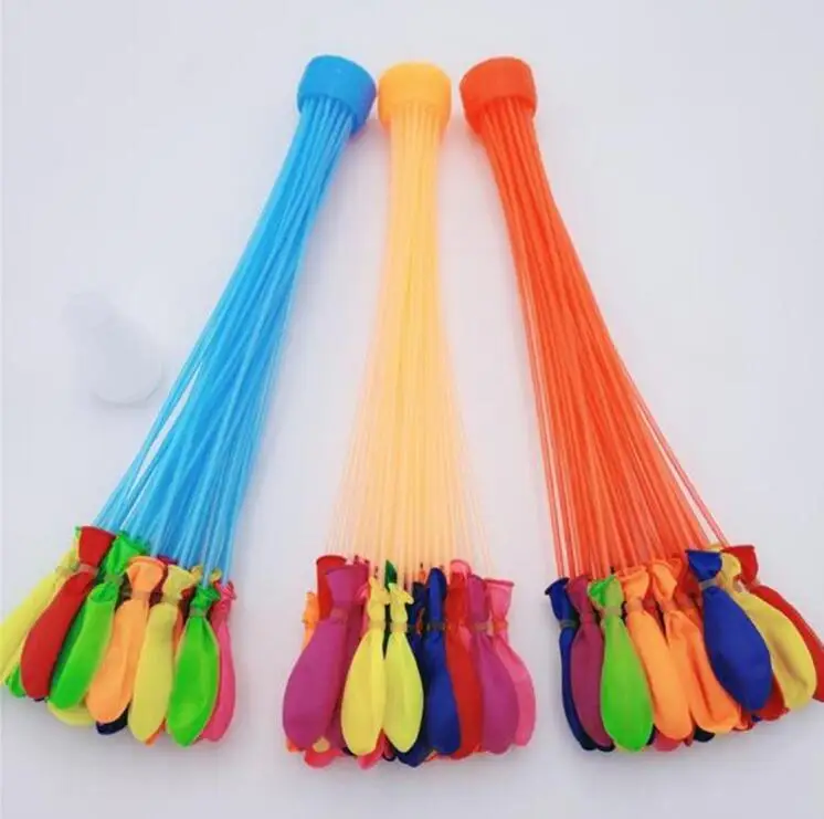 111pcs/Bunch Packing Outdoor Games Latex Neon Magic Water Ballons Quick Fill Summer Toys Bomb Games Toy Party Water Balloons