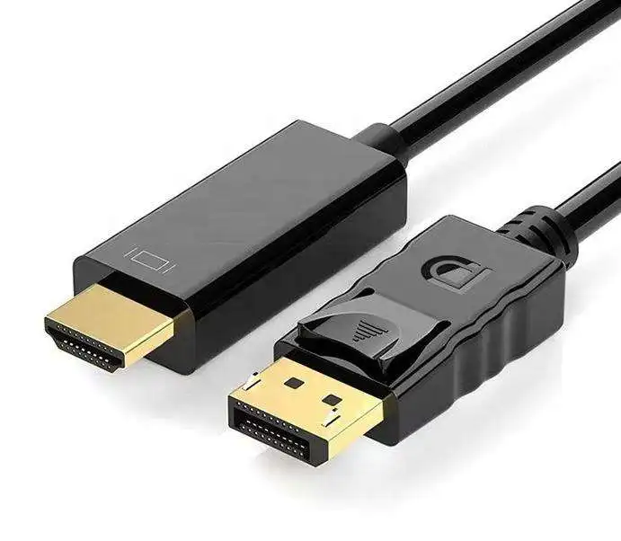 DisplayPort DP to HDMI Audio Video Cable Cord Adapter Gold Plated PC HDTV 15FT For Projector